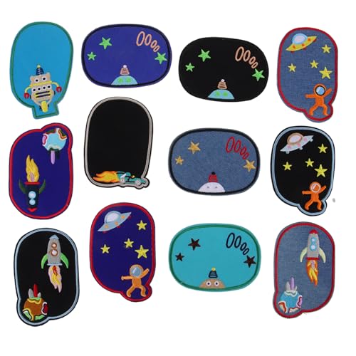 VILLCASE 1 Satz Ellenbogen-patches Aufnäher Flicken Kinderbekleidung Dekoration Punktion Hutflecken Chenille Kleidungsdekor-accessoire Applikation Zum Nähen Von Diy-kleidung Polyester 12st von VILLCASE