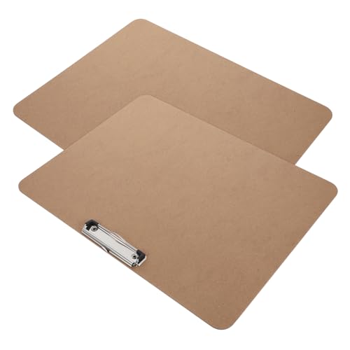 VILLCASE 1 Satz Gürtelclip-schreibblock Bastelbrett Zeichenbrett Braunes Klebeband Deckenprojektor Zeichenbrettklammern Zeichnungszubehör Humidor Pappband Mdf Und Edelstahl Light Brown 2st von VILLCASE