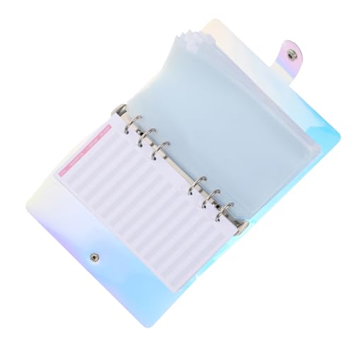 VILLCASE 1 Satz Kassenbuch Hauptbuch Brieftasche blockieren liefert Dekoration Gel visitenkarten aufbewahrung business notebook handliches Kontobuch Budget-Notizblock mit losen Blättern PVC von VILLCASE