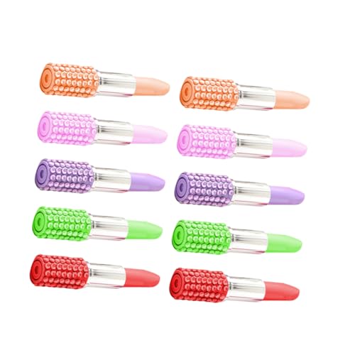 VILLCASE 1 Satz Kugelschreiber Lippenstift Form Kreative Und Schöne Design Stifte Für Zuhause Schule Und Geschäfte Mischfarben Schnelltrocknende Als Oder Belohnung 10 Stück VILLCASE 1 Satz Kugelschreiber Lippenstift Form Kreative Und Schöne Design Stifte Für Zuhause Schule Und Geschäfte Mischfarben Schnelltrocknende Als Oder Belohnung 10 Stück von VILLCASE