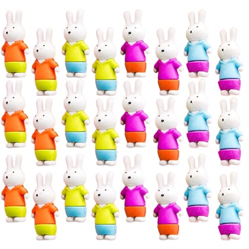 VILLCASE 1 Satz Radiergummi Für Kaninchen Erasers for Bürogadges Cartoon Radiergummi Kleberradierer Hase Radiergummis Mini Lustige Schulsachen Für Radiergummi Haustiere 36st von VILLCASE