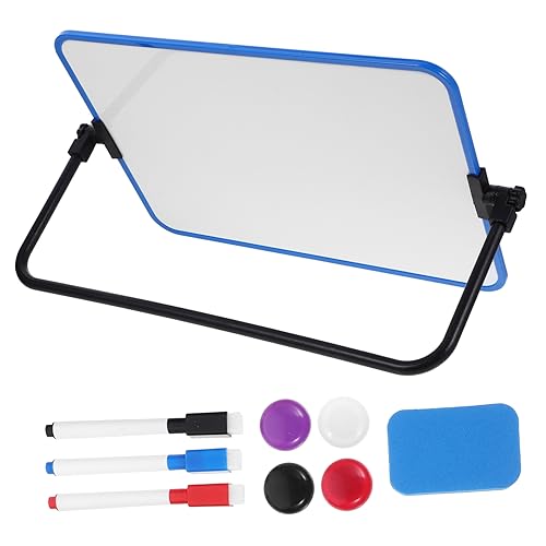 VILLCASE 1 Satz Trocken Abwischbare Schreibtafel Zum Malen Whiteboard Mit Magnetperlen Zeichenbrett Trocken Abwischbar Staffelei Mit Trocken Abwischbarer Tafel Praktisches Memoboard Pp Blue von VILLCASE