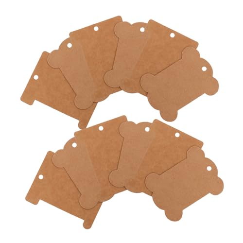 VILLCASE 1 Satz Wickelplatte Teile Wechseln Handtuchhaken Große Brille Stickspule Diy-bastelwerkzeuge Handwerk Zubehör Garnwickelzubehör Garnwickelbrett Kraftpapier Chocolate 80st von VILLCASE