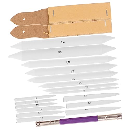 VILLCASE 1 Satz Zeichenwerkzeug blending tool schleifpapier skizzierstifte Künstlerstifte drawing pen Anspitzer Pastell Kreide Künstlermixer Zubehör für Künstlerzeichnungen Zeichenzubehör von VILLCASE