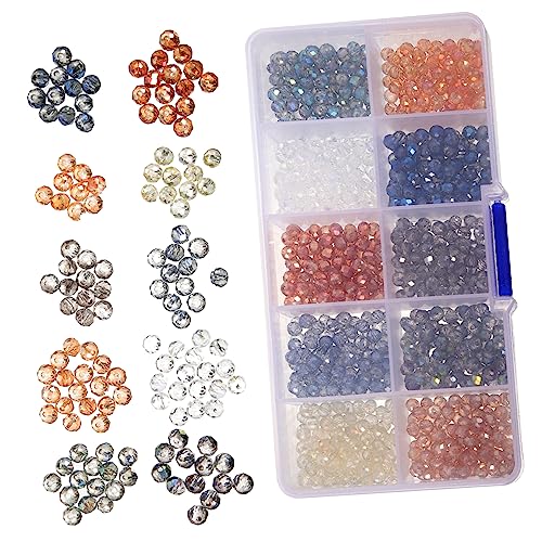 VILLCASE 1 Schachtel Glasperlen süße Perlen Sicherungsperlen-Kit Perlen für Armbänder Schmuck Perlenbretter bastelkasten armbandperlen brosche pin Perlenbox Halskette Perlen DIY-Perlen von VILLCASE