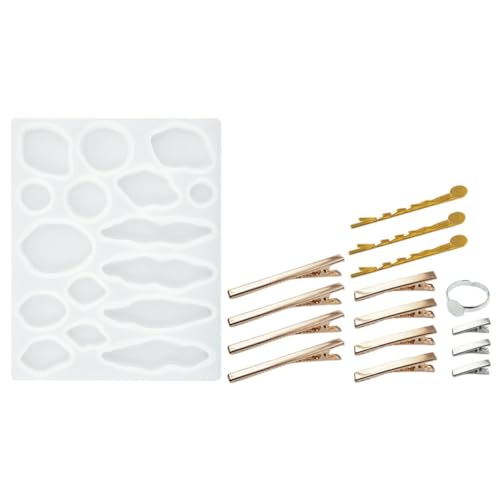 VILLCASE 1 Set Epoxid Haarnadelform Strasssteine Haarschleife Gesichtsschmuck Festival Styling Färbenetz Seiden Haargummi Haarspangen Für Bandeau Haarnadel Clips Für Haare von VILLCASE