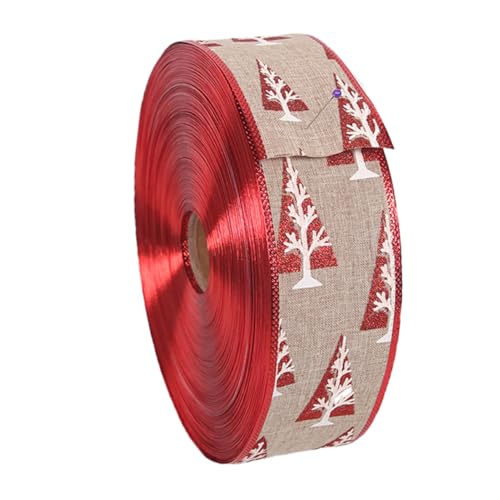 VILLCASE 1 Stk Gurtbandimitat aus Leinen Chiffon verdrahtet Haarband Bänder Sackleinen seidenband ribbon weihnachtsbaumband bastband weihnachten vases Band weben nützliches Band Hanfimitat von VILLCASE