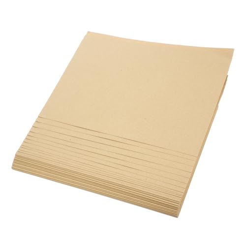 VILLCASE 100 Blatt Brauner Kraftkarton A4-Karton Druckerpapier Dicker Karton Braunes Bastelpapier Für Diy-Kunstprojekte Sammelalben Briefpapierdruck Karten von VILLCASE