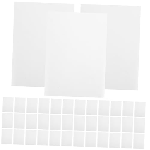 VILLCASE 100 Blatt Fotopapier drucken aufkleberpapier glossy paper fotodruckpapier durckerpapier Klebepapier klebriges Fotopapier Fotodrucker Broschürenpapier Fotopapiere Druckpapiere Weiß von VILLCASE