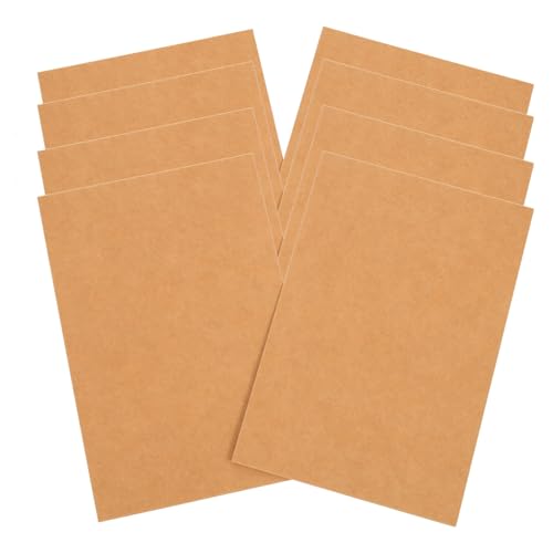 VILLCASE 100St Karte leer Bretter Etiketten Pinnwand das Etikett Nachrichtenlieferungen Nachricht Zubehör Notenvorrat Zubehör beachten Papier Light Brown von VILLCASE