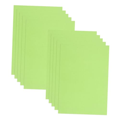 VILLCASE 10St Kartenvorrat kartonpapier dickes papier weihnachtssammelalbum papier Halloween-Karton Karton für die Kartenherstellung Bastelpapier für buntes Kartenmaterial Green von VILLCASE