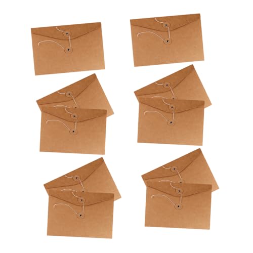 VILLCASE 10st Dokumententasche Mit Umschlag Papiertüten Zur Aufbewahrung Aktentasche Aus Kraftpapier Aktentaschen Umschläge Aus Kraftpapier Taschen Aus Papierumschlägen 350g Kraftpapier von VILLCASE