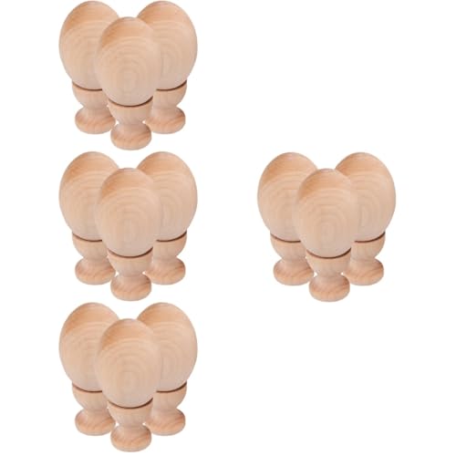 VILLCASE 12 Sets Handbemalte Eier Etagen Eierring Eierablage Eierschäler Eigelbtrenner Eierkartons Eierbecher Pfannkuchenform Eier Für Hühner Eierhalter Organizer Für Gefüllte von VILLCASE