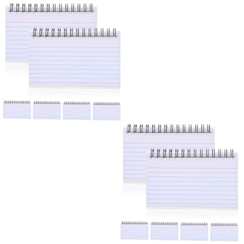 VILLCASE 12 Stk Notizbuch office products Karteikarten büromaterial notepad Meeting-Notizbücher Notizblock aufnehmen Notizblöcke Notizbücher aufnehmen kleiner Notizblock Memo Papier Weiß von VILLCASE