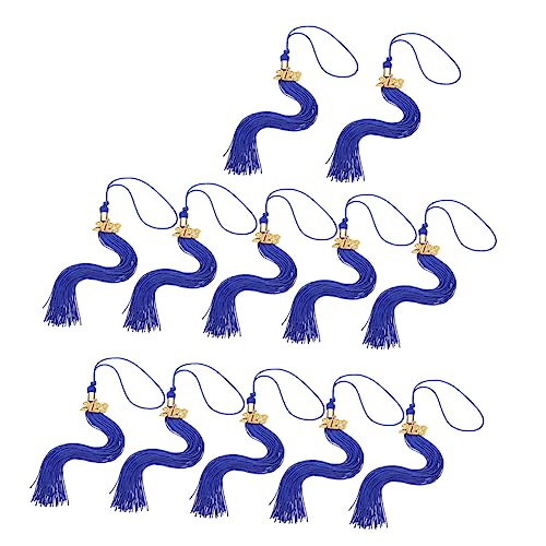 VILLCASE 12 Stück 2023 Abschluss -Quasten -Dekoration Grad Abschluss Quasten Abschlussfeier Dekorationen Party Dekorative Quasten Abschlusskappe Quasten Polyester Blue VILLCASE 12 Stück 2023 Abschluss -Quasten -Dekoration Grad Abschluss Quasten Abschlussfeier Dekorationen Party Dekorative Quasten Abschlusskappe Quasten Polyester Blue von VILLCASE