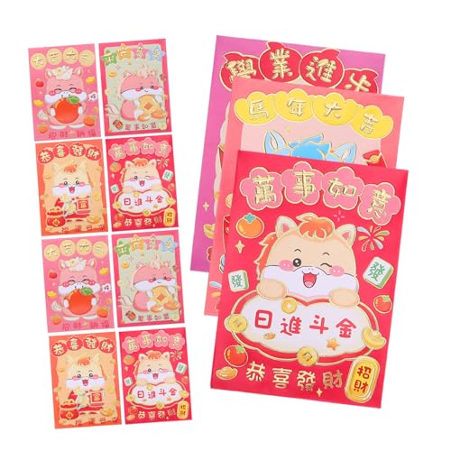 VILLCASE 120 Stück Jahr Des Pferdes Rote Umschläge Traditionelle Chinesische Geldumschläge für Neujahr Hongbao Frühlingsfest Party Geschenkpackung VILLCASE 120 Stück Jahr Des Pferdes Rote Umschläge Traditionelle Chinesische Geldumschläge für Neujahr Hongbao Frühlingsfest Party Geschenkpackung von VILLCASE