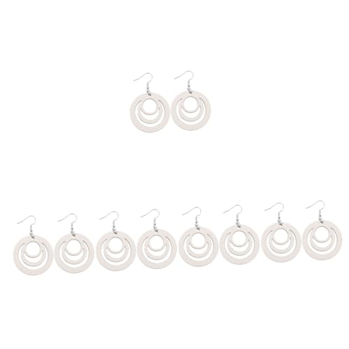 VILLCASE 150 Stk Sublimationsohrringe geburtstagsgeschenk DIY-Ohrschmuck Einzigartige Ohrringe DIY-Ohrring Sublimationsrohlinge Ohrring Ohrring-Rohlinge zum Selbermachen Ohrhaken mdf Weiß von VILLCASE