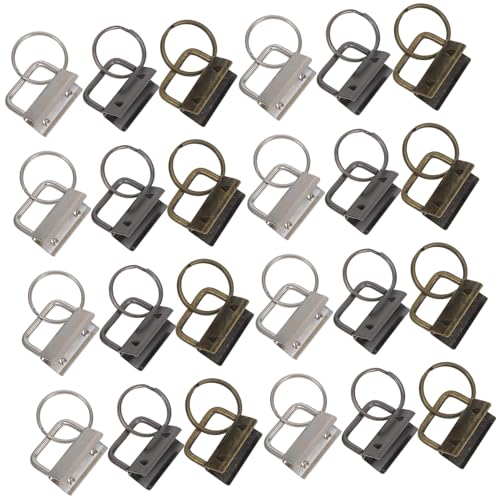 VILLCASE 150 Stück Schwanzclip Gürtelclip Schlüsselanhänger Schlüsselhalter Handgelenk Lanyard Set Schlüsselband Schlüsselfessel Handgelenkschlaufen Handgelenkband von VILLCASE