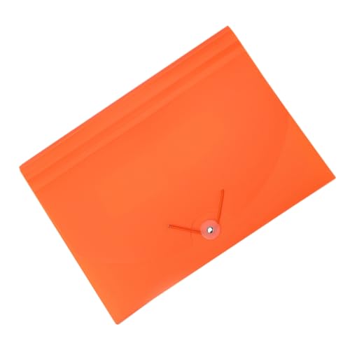 VILLCASE 1Stk Organtasche orange Ordner A4-Umschlagmappe Dokumententasche Dokumentenmappen Orangefarbener Dateiordner storage pockets storage bags aktenmappen Dokumentenordner Aktenordner von VILLCASE