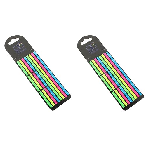 VILLCASE 2 Kisten -notizen Etiketten Lesezeichen Transparent Pastell-textmarker Textmarker Marker Farbband Magnetseiten-buchmarker Bunte Lesestreifen Bandfahnen Das Haustier Colorful von VILLCASE