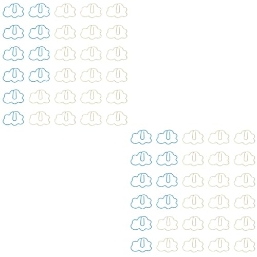 VILLCASE 2 Sätze Büroklammer Geschenkpapier Clips Mini-papiernadel Bunte Papiernadel Zwischenablage Heftklammern Office-dokumentenklammern Dokumentieren Pastell Metall 30 Stück * 2 von VILLCASE