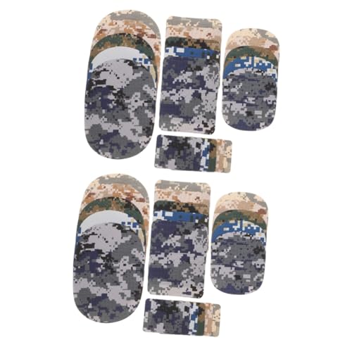 VILLCASE 2 Sätze Camouflage Patches Hunde Patches Kleidung Bügelflicken Camouflage Muster Patches Aufnäher Outdoor Patches Für Jacken Hut Patch Praktische Kleine Patches 20 Stück * 2 von VILLCASE