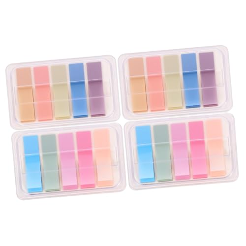 VILLCASE 2 Sätze Haftnotiz Bookmarks Lesezeichen Highlighter-streifen Highlighter Strips Markers Klebestreifen Markierungen Index-tabs Markieren Sie Leseaufkleber Das Haustier 4boxen*2 von VILLCASE