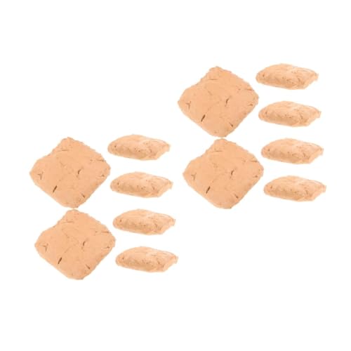 VILLCASE 2 Sätze Luftgetrockneter No-bake-ton Ton Rollen Natürlicher, Luftgetrockneter Ton Lufthärtender Ton Modelliermasse-kit Essbarer Lehm Ofen Backen Ton Backton Beige Abs 6 Stück * 2 von VILLCASE