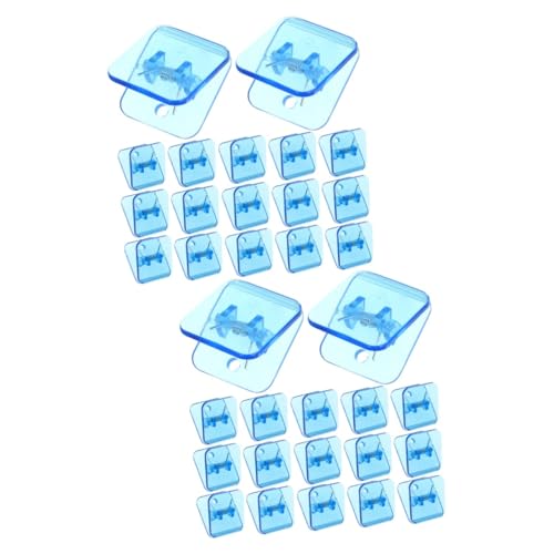 VILLCASE 2 Sätze Multifunktionale Bildklemmen Bürodeko Büro Dekoration Büro Klammer Hochzeitsdeco Binder Büroklammer Büroklammern Chip-clips Süß Tägliche Bildclips Acryl Blue 20 Stück * 2 von VILLCASE