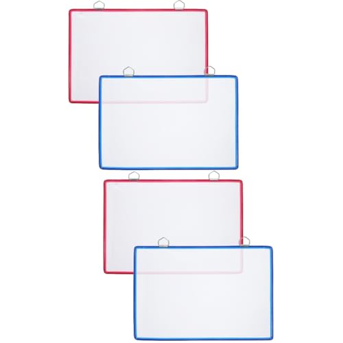 VILLCASE 2 Sätze Ordner Stapelbare Aufbewahrungsbehälter Mit Deckel Hängender Organizer Übersichtlicher Datei-organizer Clip Hängeregistraturhalter Wandtaschen-organizer Plastik 2 Stück * 2 von VILLCASE