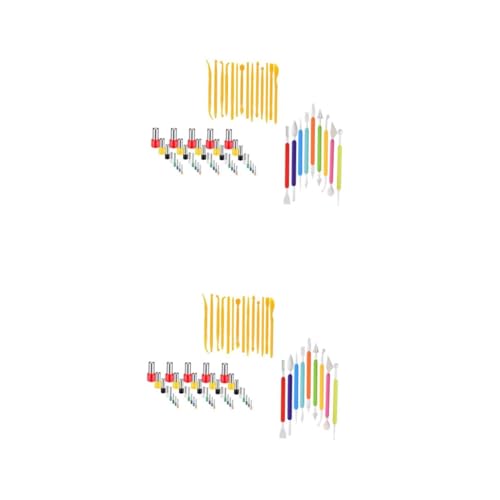 VILLCASE 2 Sätze Werkzeuge Aus Ton Teenager Keksdekorationswerkzeug Basteln Für Formen Von Tonwerkzeugen Selber Machen Bausätze Heimwerken Anlasser Rostfreier Stahl von VILLCASE