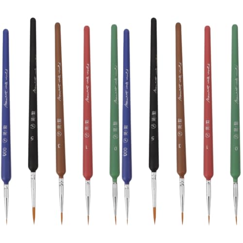 VILLCASE 2 Sätze Zeichenstift Brushpenset Brush Pens Set Gelstift Füllfederhalter Briefpapier-set Traditionelle Kalligrafie Für Anfänger Kalligraphie-zubehör Rostfreier Stahl 5 Stück * 2 von VILLCASE