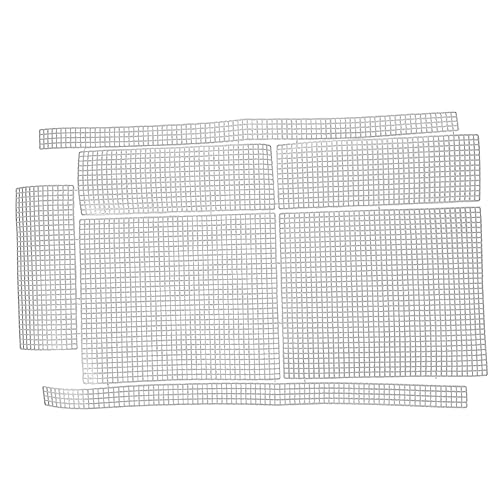 VILLCASE 2 Sets DIY Grid Sheet Für Handarbeit Kunststoffplatten Zum Stricken Und Häkeln Von Taschen Schneidbare Netze Für Kreative Projekte Pro Set von VILLCASE