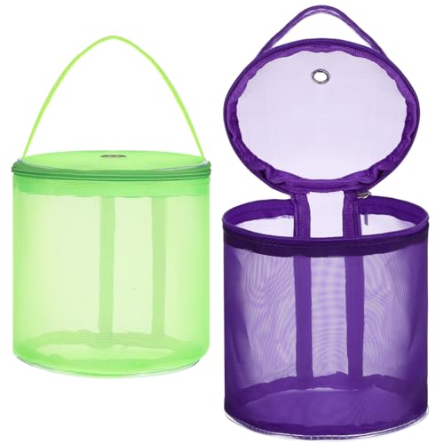 VILLCASE 2 Stück Garn Aufbewahrungstaschen Tragbare Strick und Häkel Organizer Netzmaterial für Garn Stricknadeln und Zubehör Praktisch für Unterwegs VILLCASE 2 Stück Garn Aufbewahrungstaschen Tragbare Strick und Häkel Organizer Netzmaterial für Garn Stricknadeln und Zubehör Praktisch für Unterwegs von VILLCASE