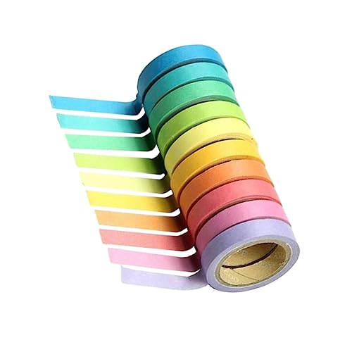 VILLCASE 20 Rollen Washi Tape zum Verpacken von Geschenken Abdeckband papierklebeband selber machen Scrapbook-Klebeband the washi tape farbiges klebeband Fotoalbumband Deko-Washi-Tape von VILLCASE