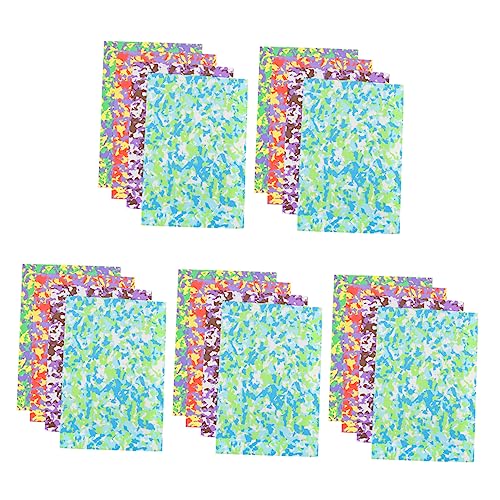 VILLCASE 20 Stück Kunstdruckpapier Camouflage Schwammpapier DIY Faltpapier Camo Geschenkpapier Schwammschaumpapier DIY Schwammpapier Dekoratives Schwammpapier DIY Bastelpapiere von VILLCASE