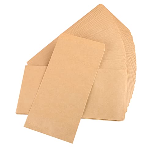 VILLCASE 200St Postkartenumschläge Kraft-Umschlag klassische Umschläge Retro leere Umschläge briefumschläge vintage postkarten umschläge Aufbewahrungsumschläge Umschläge aus Kraftpapier von VILLCASE