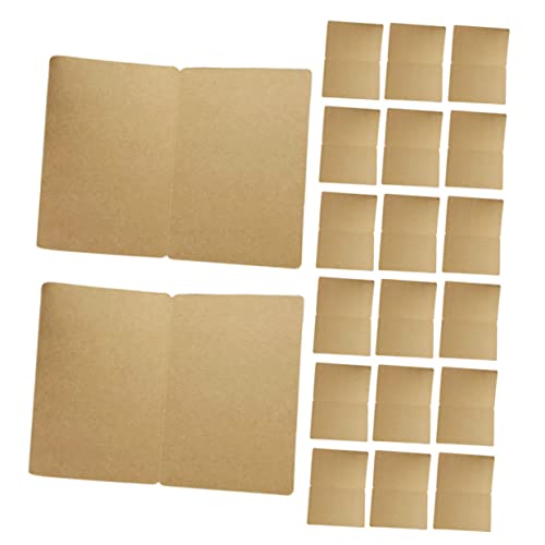 VILLCASE 20St Nachrichtenkarte Weihnachtsgeschenke Gruß Hochzeit individuelle Visitenkarten leer Post Faltkarton für die Kartengestaltung 5x7 Kartenpapier Papiergrüße Kraftkarte Kraftpapier von VILLCASE