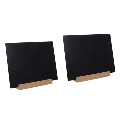 VILLCASE 2St Desktop-Tafel write board message board Schreibplatte Memoboard zeichentusche Kreidetafel Schild kleine Tafelschilder Desktop-Kreidetafel-Schild Tafel aufbewahren Abs von VILLCASE