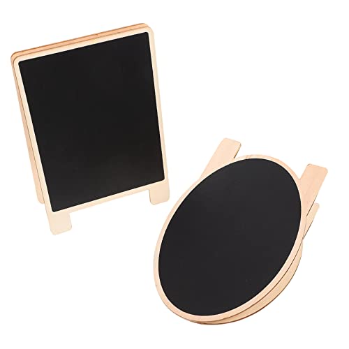 VILLCASE 2St kleine Tafel Tischstaffeleien zum Malen Kinder Staffelei Messageboard Büro-Schreibtafel kinder schreibtafel schreib tablet kinder Tafel beachten löschbare Tafel hölzern Black von VILLCASE