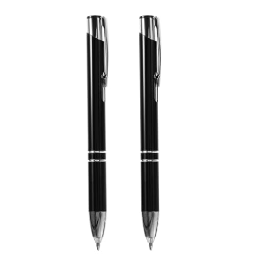 VILLCASE 2st Kugelschreiber Aus Metall Mehrschichtige Ohrstöpsel Stift Meer Bleistift Automatischer Anhänger Mark Pencil Lesezeichen Bleistift Multifunktions-kugelschreiber Black von VILLCASE