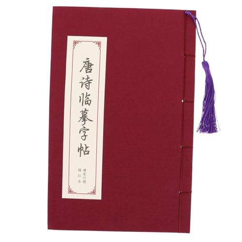 VILLCASE 2st Tang-poesie-füllfederhalter-heft Chinesisches Arbeitsbuch Kalligraphie-wasserschreibtuch Übungsbuch Für Chinesische Schriftzeichen Chinesische Stiftkalligraphie Papier von VILLCASE