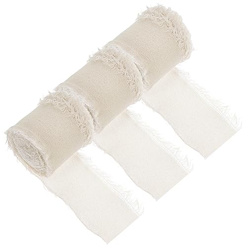 VILLCASE Spitzenbänder Für Hochzeitssträuße Dekorative Ribbons Aus Chiffon Pro Rolle Ideal Für DIY Projekte Basteln Und Hochzeitsdekoration von VILLCASE