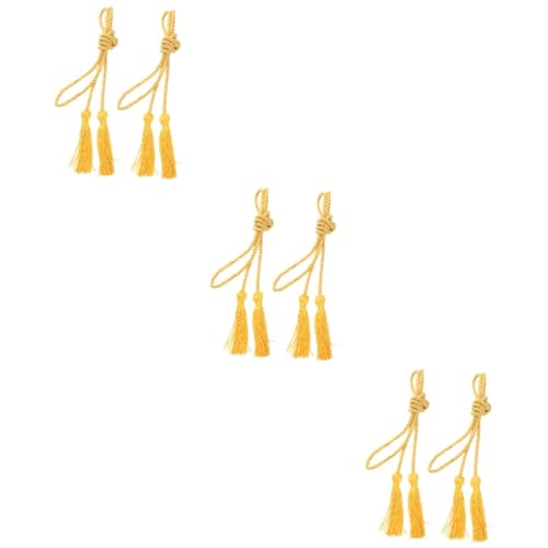 VILLCASE 3 Sätze Abschluss-ehrenseil Medaillen Goldene Ehrenschnüre Samtband Grad Quaste Ehre Schnüre Sackleinenband Grad Kleid Abschlusskostüm-accessoire Polyester 2 Stück * 3 von VILLCASE