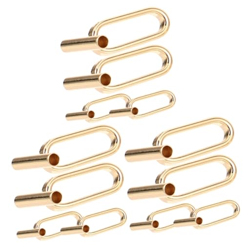 VILLCASE 3 Sätze Broschenkonverter Anstecknadel Diy Kleidung Brosche Konverter Korsage Anhängerlichtadapter Broschennadel-konverter Kleidungsbrosche Rostfreier Stahl Golden 4 Stück * 3 von VILLCASE