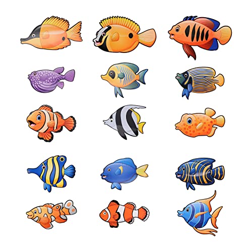 VILLCASE 3 Sätze Dekorative Papiers chnitt karte -Plakat Partydekoration unter dem Meer Aquarium- Panel papierschere pauspapier selbstklebende Scherenschnitte Papierausschnitte von VILLCASE