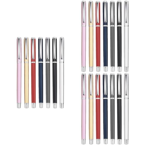 VILLCASE 3 Sätze Gelstift Aus Metall Textmarker Schwarze Stifte Löschbare Stifte Multi-stift Kugelschreiber Süße Stifte Whiteboardstift Bunte Schreibstifte Stifte Süß 7 Stück * 3 von VILLCASE