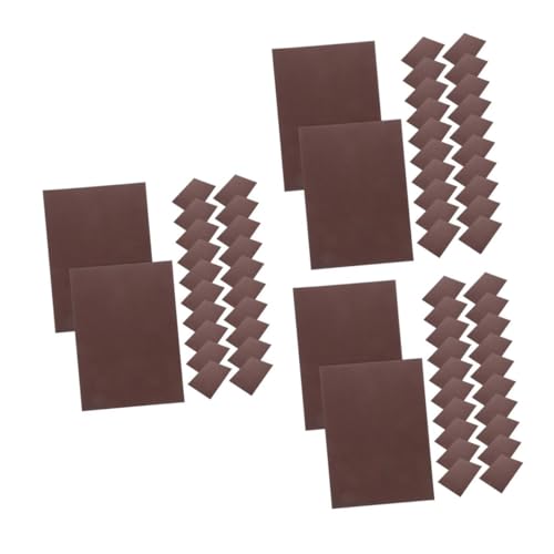 VILLCASE 3 Sätze Handbemalter Karton Handgeschöpftes Papier Kartenpapiere Scrapbook-papier Farbiges Papier Dickes Papier Kartenvorrat Fotografie-set 230g Papier Coffee 30 Stück * 3 von VILLCASE