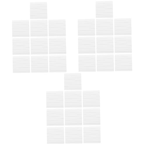 VILLCASE 3 Sätze Horizontales Notizbuch Notizblöcke A5 Selbstklebende Notizblöcke Haftnotiz Selbstklebende Notizen Selbstklebender Notizblock Praktische Notizzettel Papier Weiß 10 Stück * 3 von VILLCASE