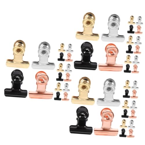 VILLCASE 3 Sätze Magnetischer Kleiner Clip Mini-fotoclips Whiteboard-magnete Magnetische Für Fotos Magnetische Fotoclips Entzückende Fotoklammern Wohnaccessoires 20 Stück * 3 von VILLCASE